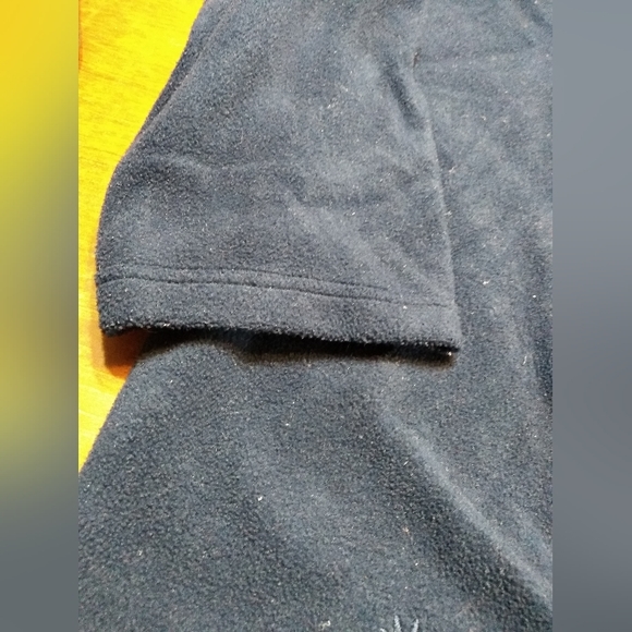 Retro Penningtons Navy Blue Shacket, Size 5X, Zipper Closure, Flower Emb… - Picture 12 of 13